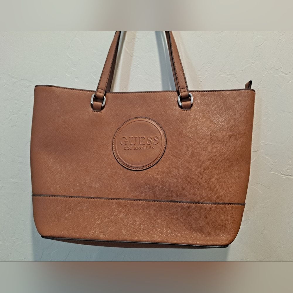 Guess Rothenberg Tote Color Cognac EUC Clean!